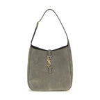 Saint Laurent Gray Calf Leather Bos Taurus Shoulder Bag