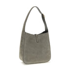 Saint Laurent Gray Calf Leather Bos Taurus Shoulder Bag