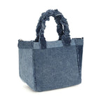 Ganni Blue Cotton Handbag