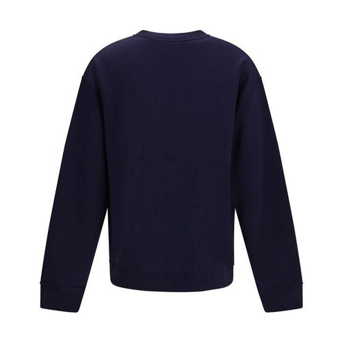 Balmain Blue Cotton Sweatshirt