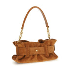 Balmain Beige Calf Leather Bos Taurus Shoulder Bag