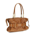 Balmain Brown Calf Leather Bos Taurus Handbag
