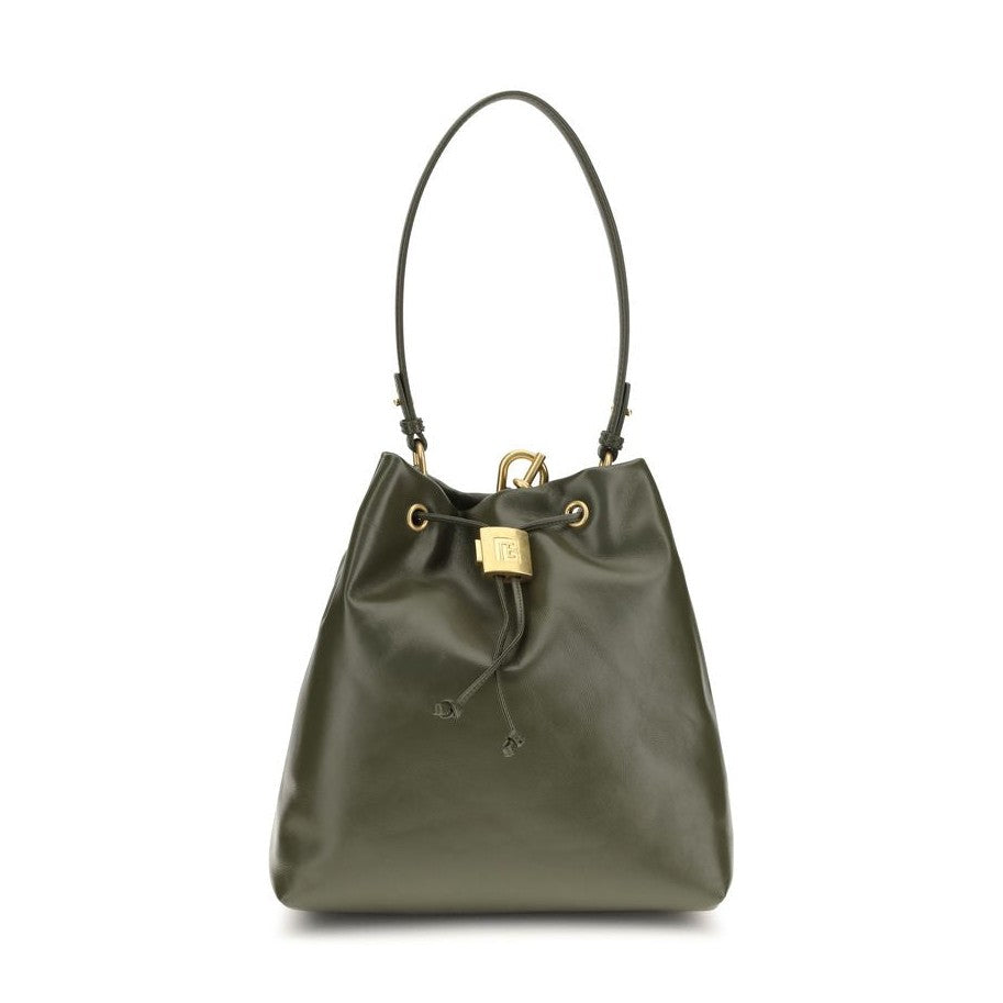 Balmain Bicolor Calf Leather Bos Taurus Backpack