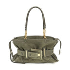 Balmain Bicolor Calf Leather Bos Taurus Handbag