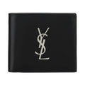 Saint Laurent Black Calf Leather Bos Taurus Wallet