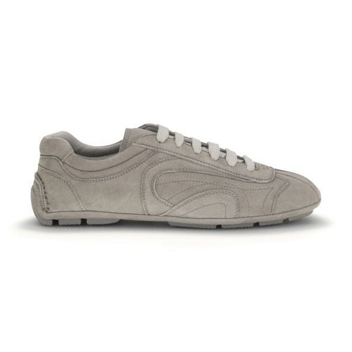 Prada Beige Lamb Ovis Aries Aries Athletic Sneakers