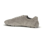 Prada Beige Calf Leather Bos Taurus Athletic Sneakers