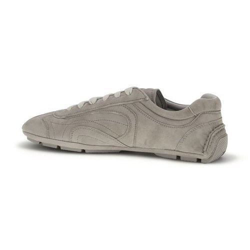 Prada Beige Lamb Ovis Aries Aries Athletic Sneakers
