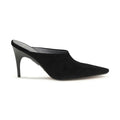 Balenciaga Black Suede Leather Mules