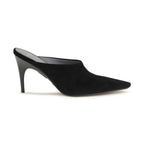 Balenciaga Black Suede Leather Mules