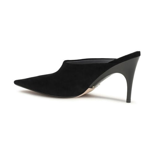 Balenciaga Black Suede Leather Mules