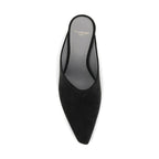 Balenciaga Black Suede Leather Mules