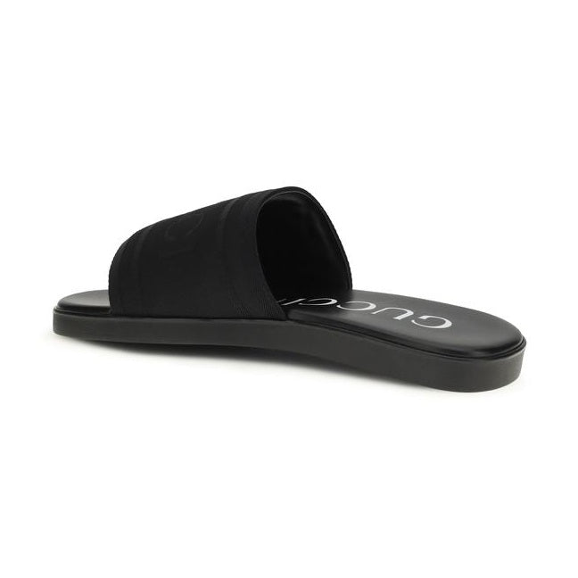 Gucci Black Fabric Sandals