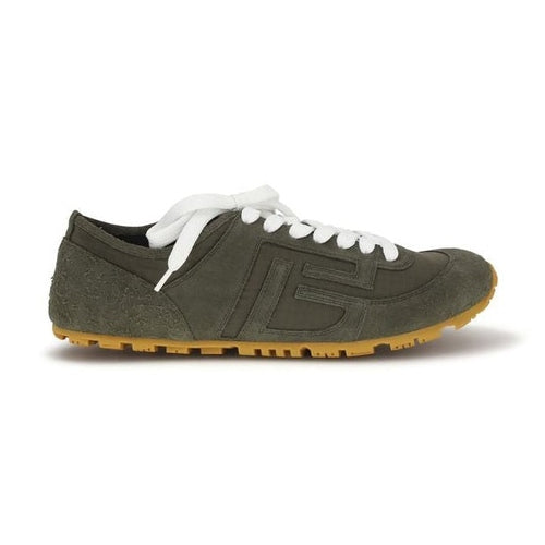 Balmain Bicolor Calf Leather Bos Taurus Athletic Sneakers