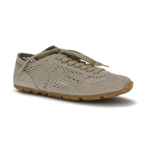 Balmain Beige Cotton Athletic Sneakers