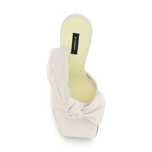 Givenchy White Lamb Ovis Aries Aries Mules