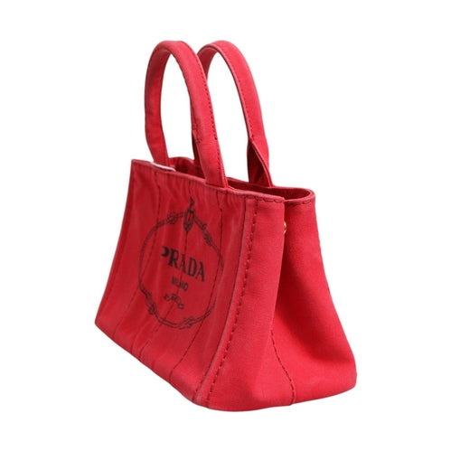 Prada Canapa Mini Canvas Tote