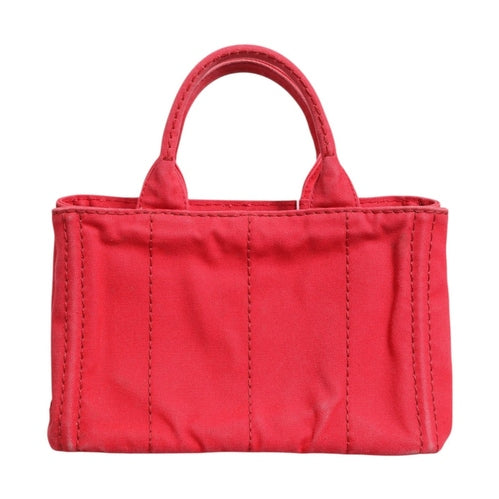 Prada Canapa Mini Canvas Tote