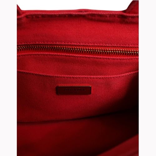 Prada Canapa Mini Canvas Tote