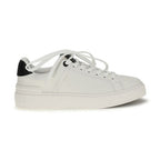Balmain Black Calf Leather Bos Taurus Low Top Sneakers