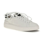 Balmain Black Calf Leather Bos Taurus Low Top Sneakers