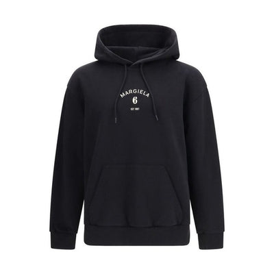 MM6 Black Cotton Sweatshirt