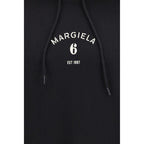 MM6 Black Cotton Sweatshirt