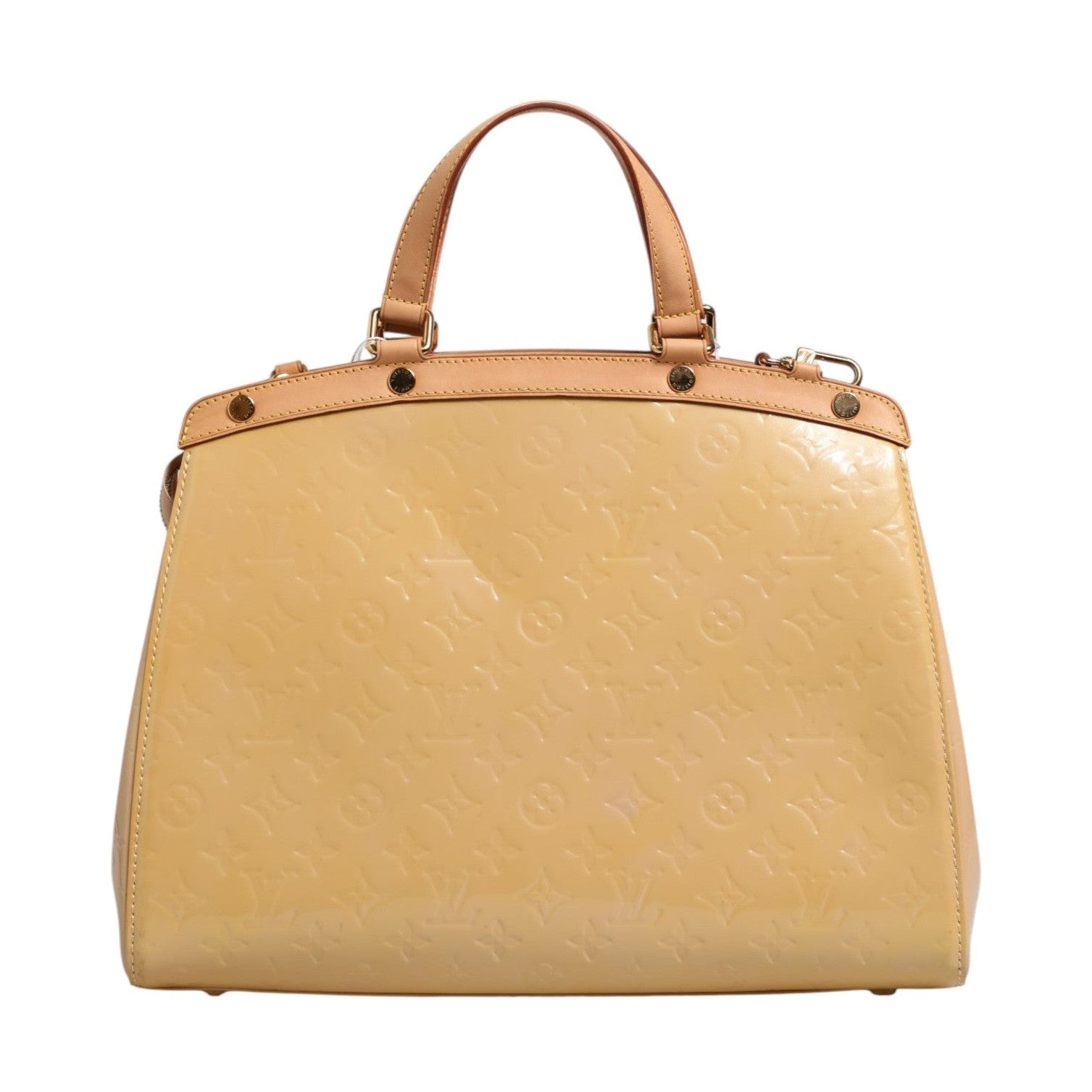 Louis Vuitton Monogram Vernis Brea MM Beige Poudre