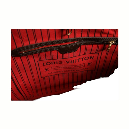 Louis Vuitton Neverfull MM Damier Ebene Tote
