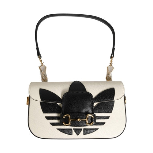 Gucci x Adidas Horsebit 1955 Shoulder Bag Black/White