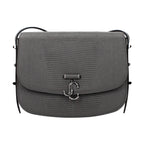 Jimmy Choo Gray Leather Crossbody Bag