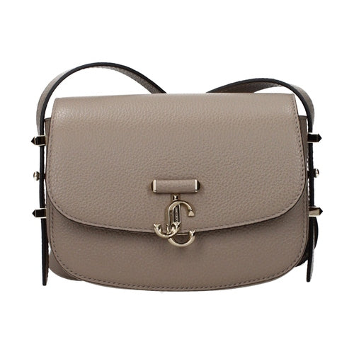 Jimmy Choo Gray Leather Crossbody Bag