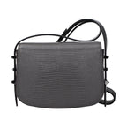 Jimmy Choo Gray Leather Shoulder Bag