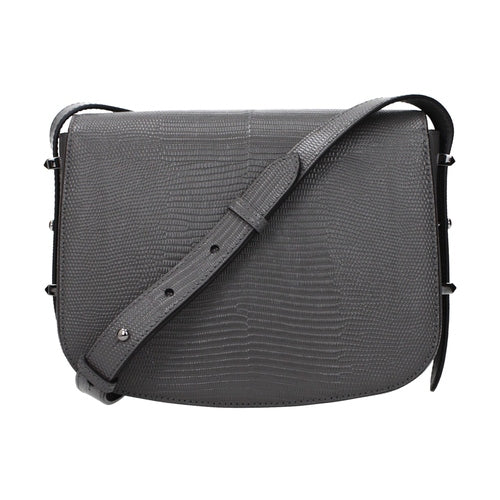Jimmy Choo Gray Leather Crossbody Bag