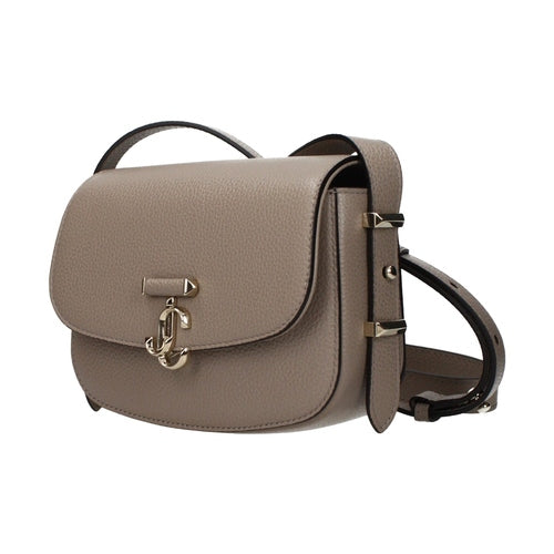 Jimmy Choo Gray Leather Crossbody Bag