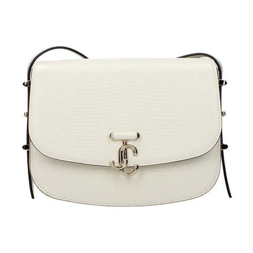 Jimmy Choo White Leather Crossbody Bag