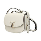 Jimmy Choo White Leather Shoulder Bag