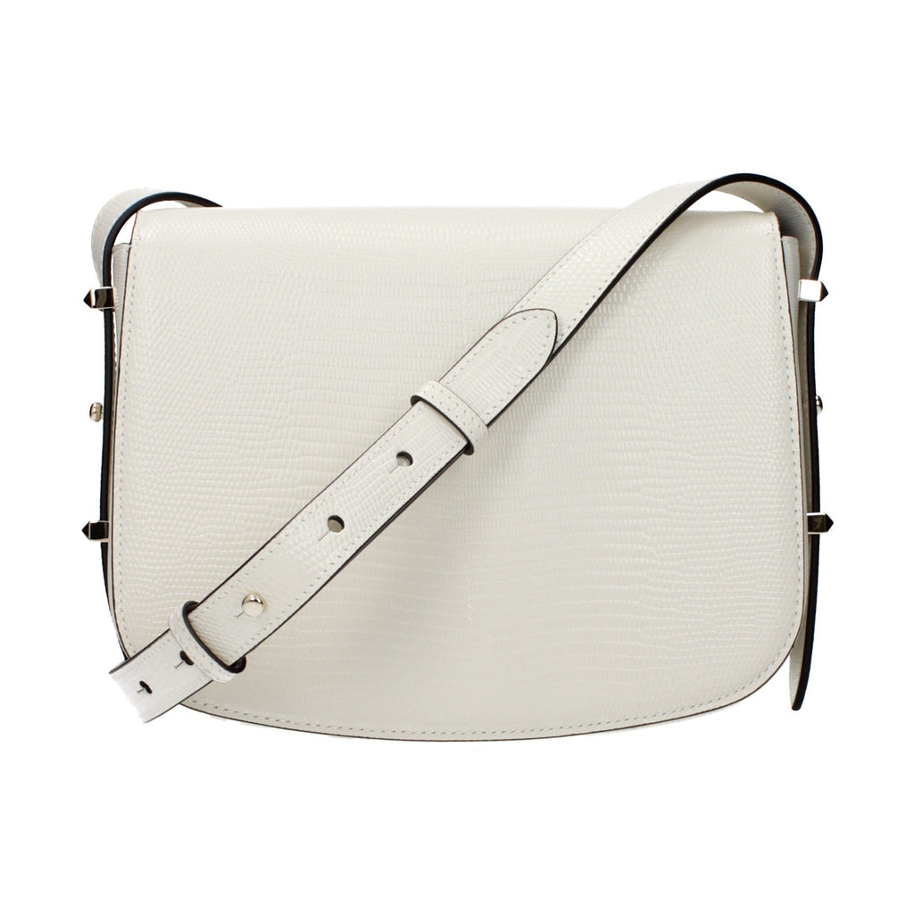 Jimmy Choo White Leather Crossbody Bag
