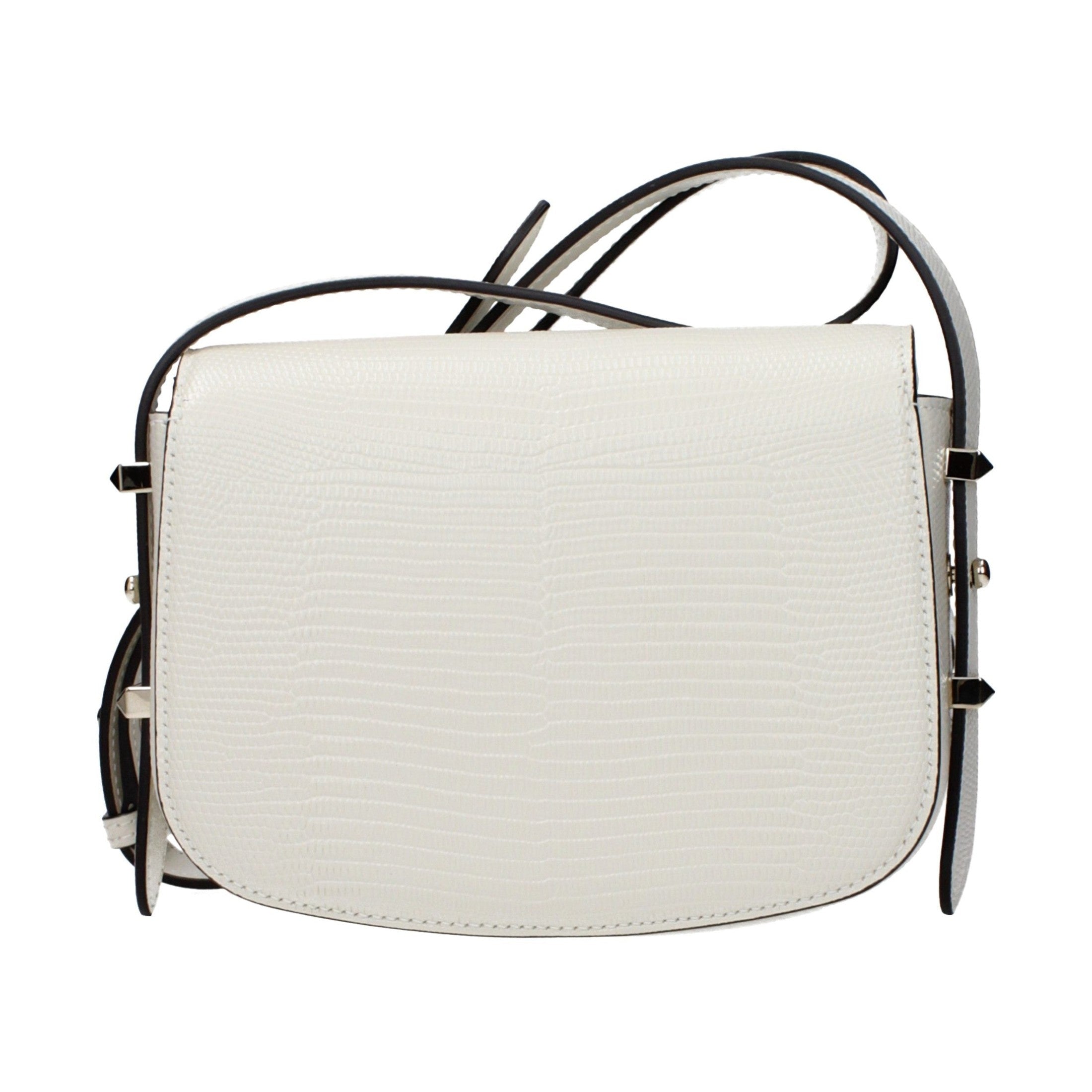 Jimmy Choo White Leather Shoulder Bag