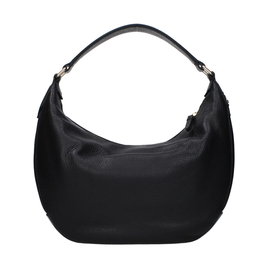 Jimmy Choo Black Leather Shoulder Bag