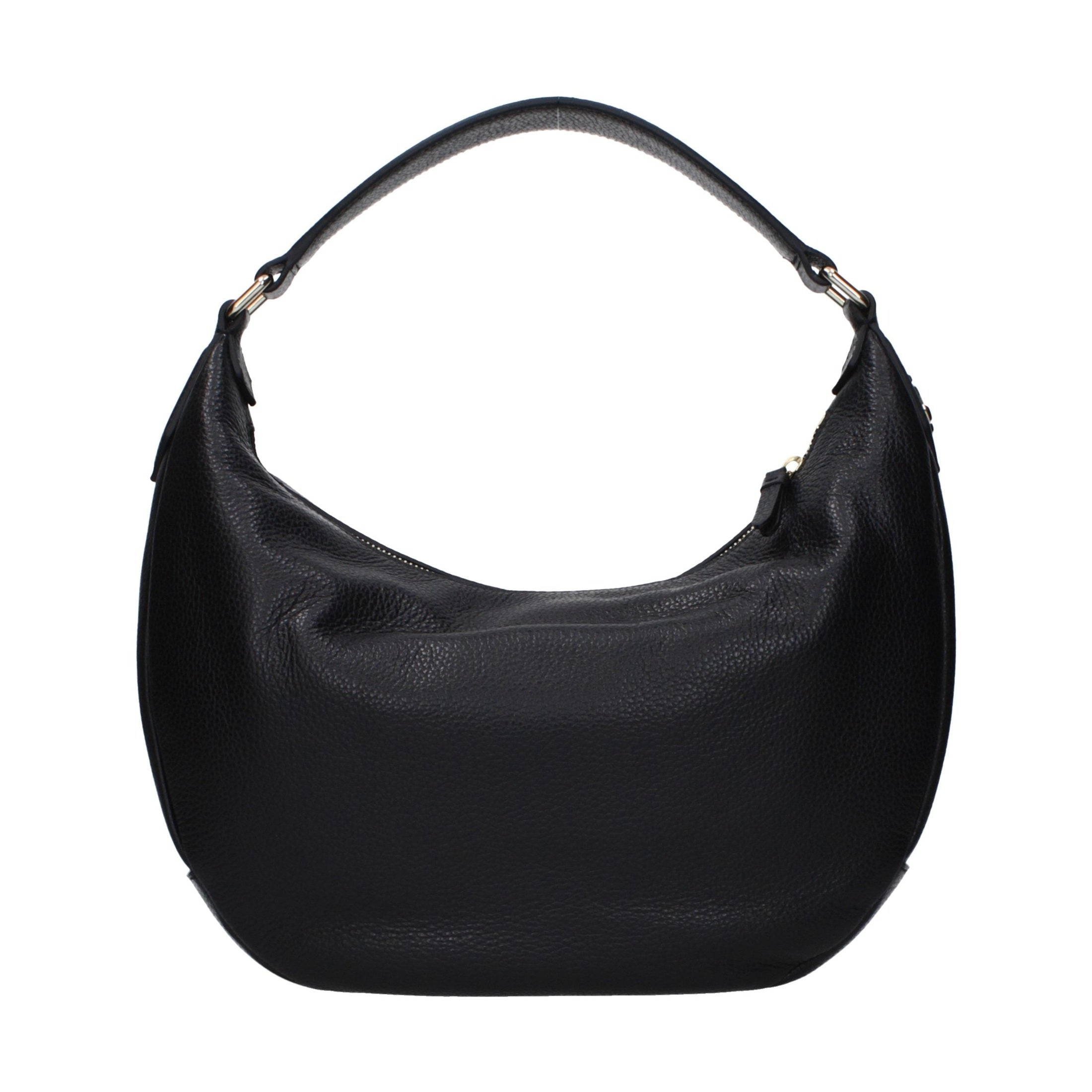 Jimmy Choo Black Leather Shoulder Bag
