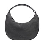 Jimmy Choo Gray Leather Shoulder Bag