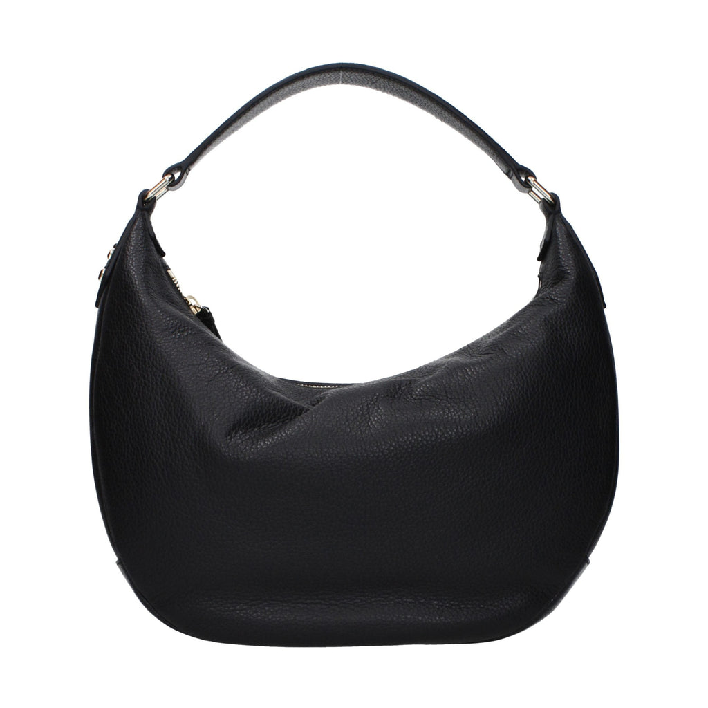 Jimmy Choo Black Leather Shoulder Bag