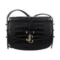 Jimmy Choo Black Leather Crossbody Bag