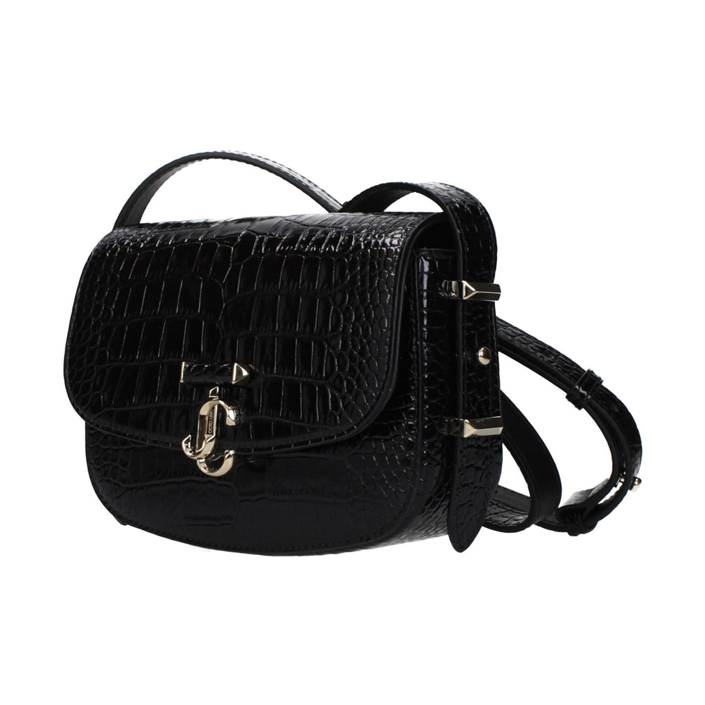 Jimmy Choo Black Leather Crossbody Bag