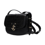 Jimmy Choo Black Leather Crossbody Bag