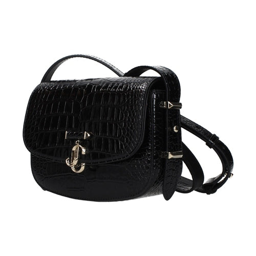 Jimmy Choo Black Leather Crossbody Bag