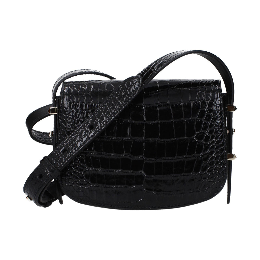 Jimmy Choo Black Leather Crossbody Bag