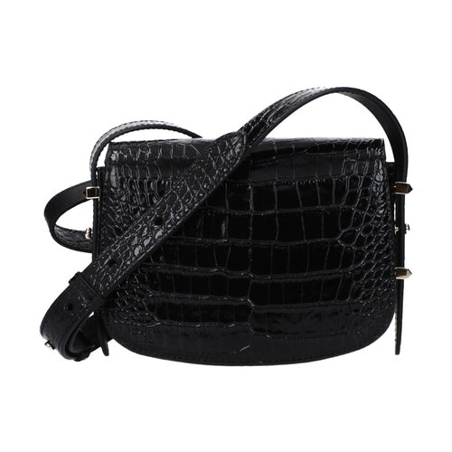 Jimmy Choo Black Leather Crossbody Bag