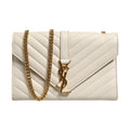 Saint Laurent Envelope Triquilt Medium YSL Shoulder Bag